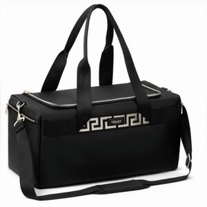 🖤NEW Versace Limited Edition Black and Silver Large Duffel Travel Gym Bag🖤